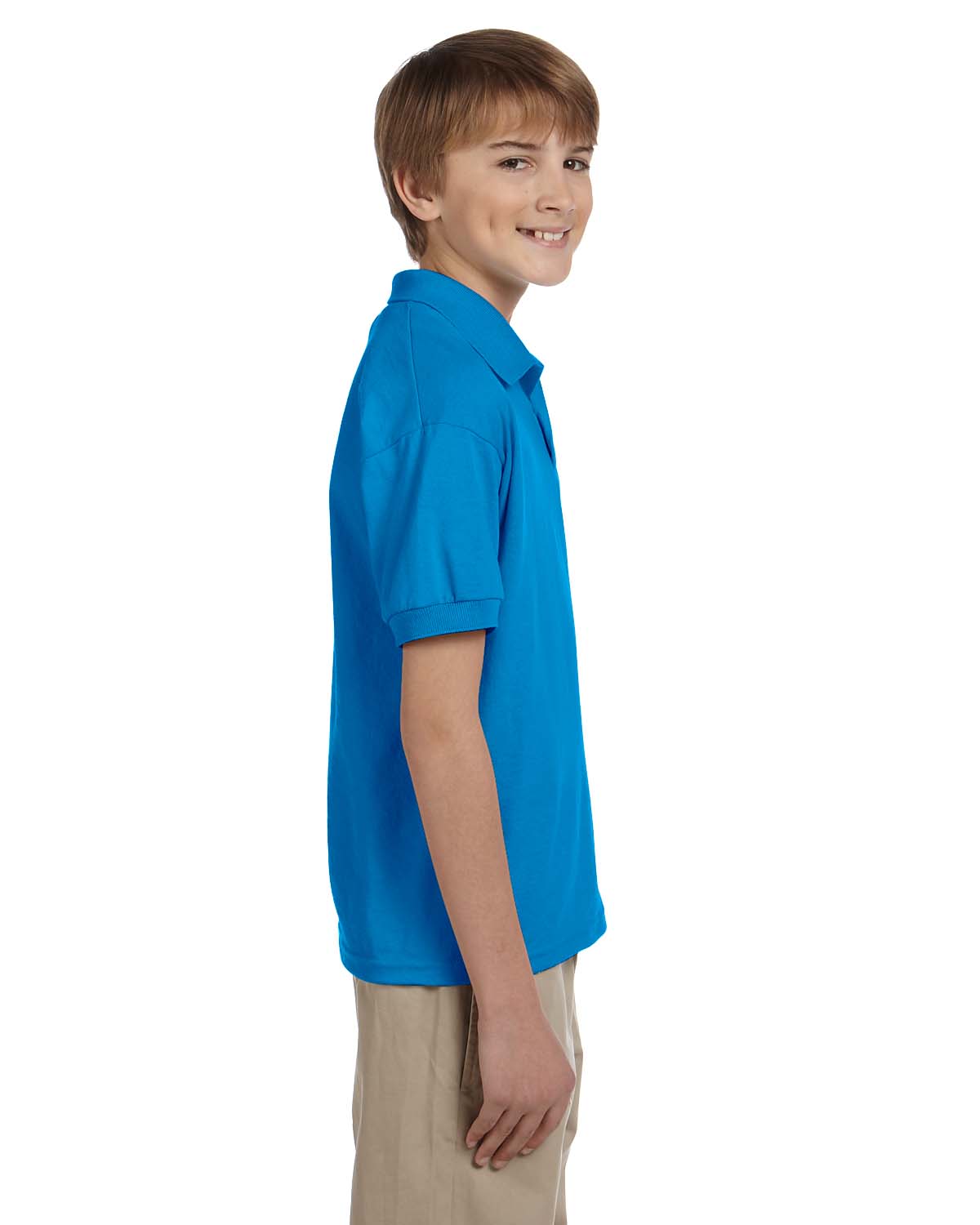 Gildan Youth Polo Shirt Short Sleeve DryBlend 50/50 Sport G880B - Picture 46 of 49