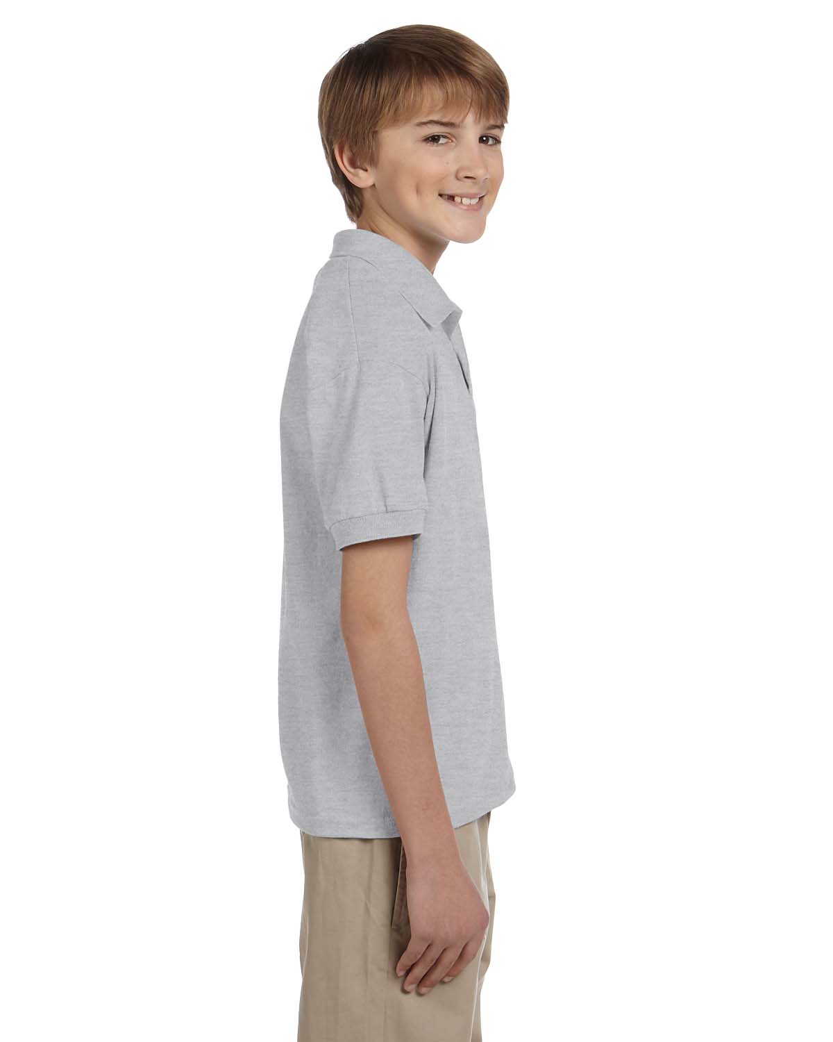 Gildan Youth Polo Shirt Short Sleeve DryBlend 50/50 Sport G880B - Picture 7 of 49