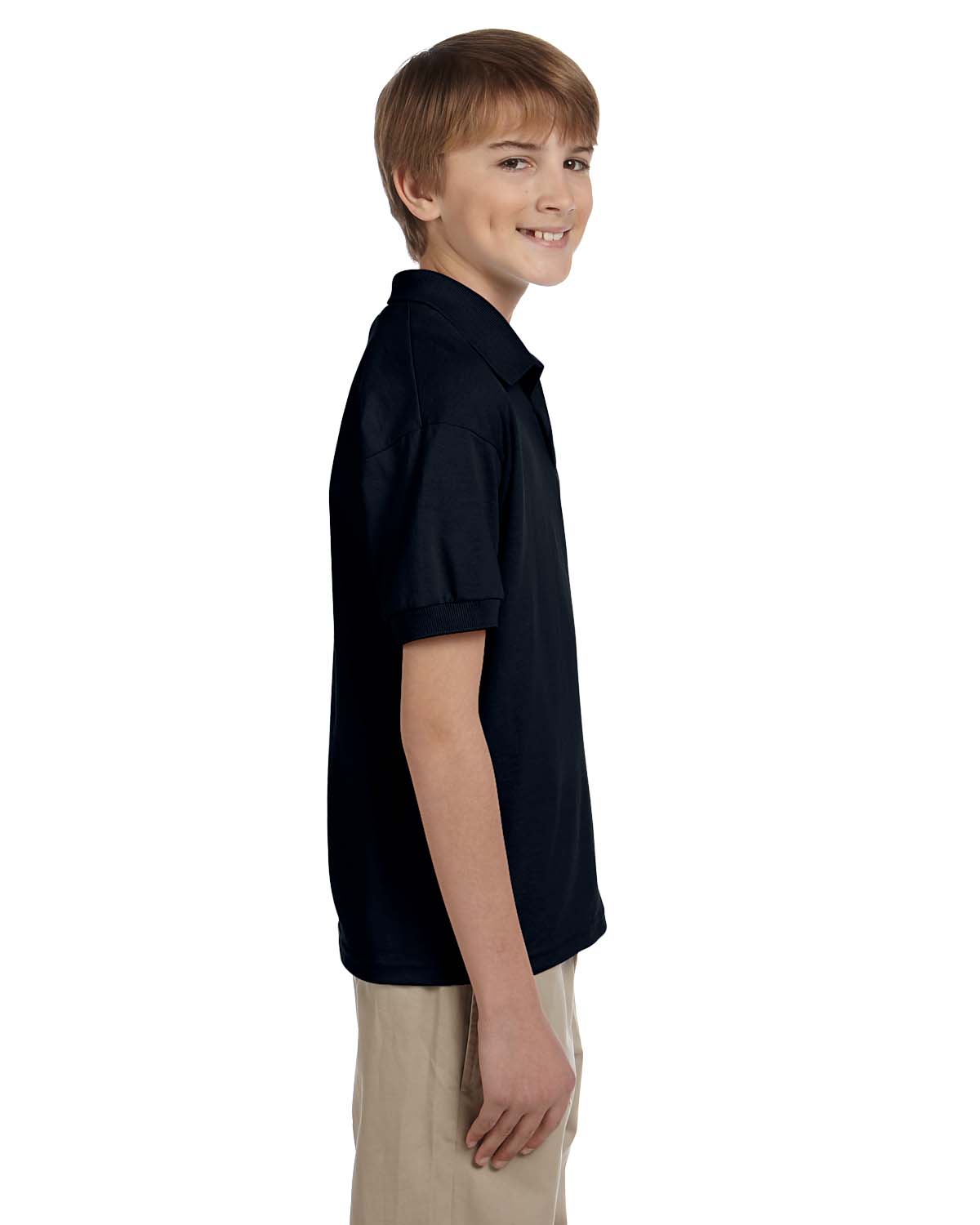 Gildan Youth Polo Shirt Short Sleeve DryBlend 50/50 Sport G880B - Picture 10 of 49