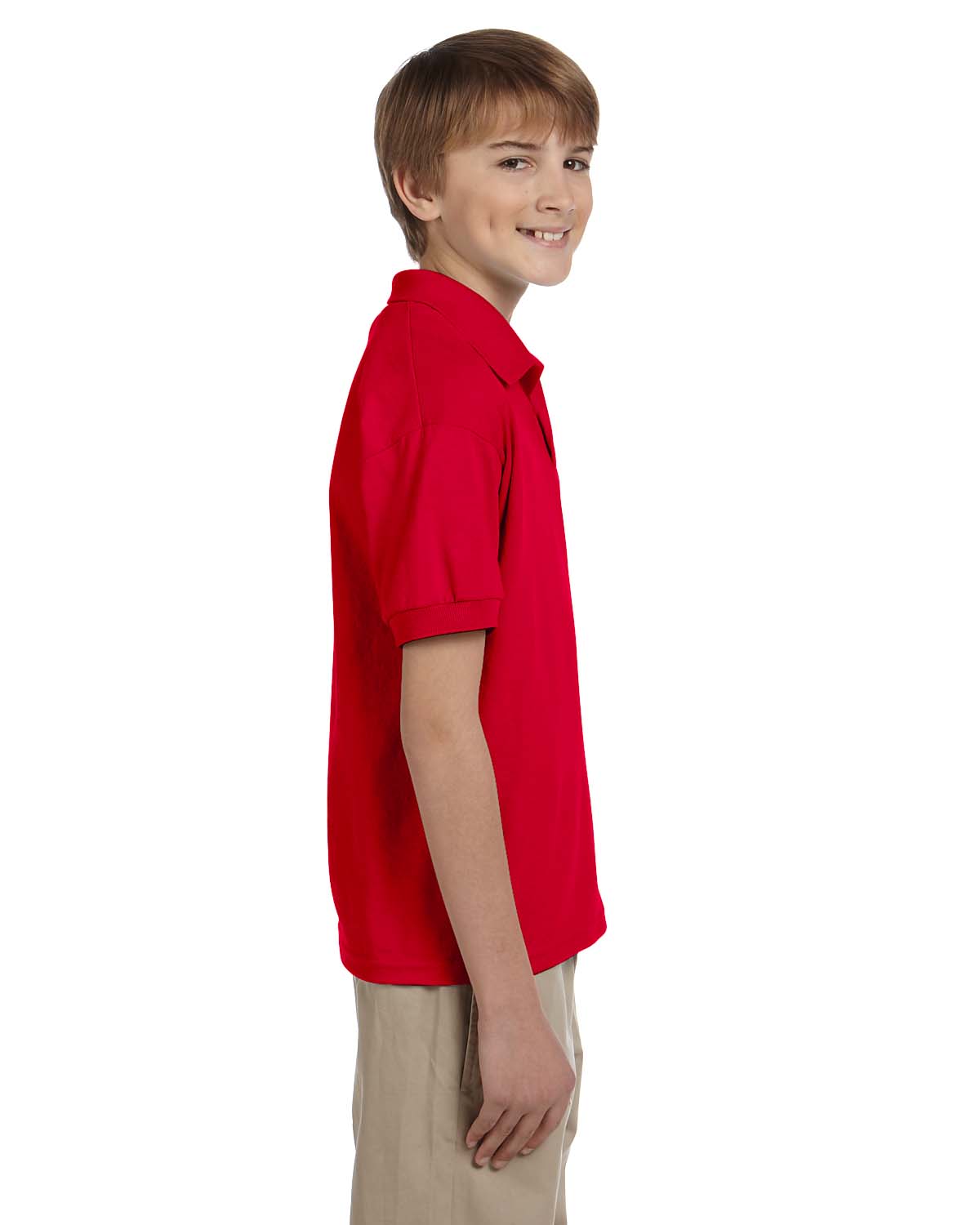 Gildan Youth Polo Shirt Short Sleeve DryBlend 50/50 Sport G880B - Picture 40 of 49