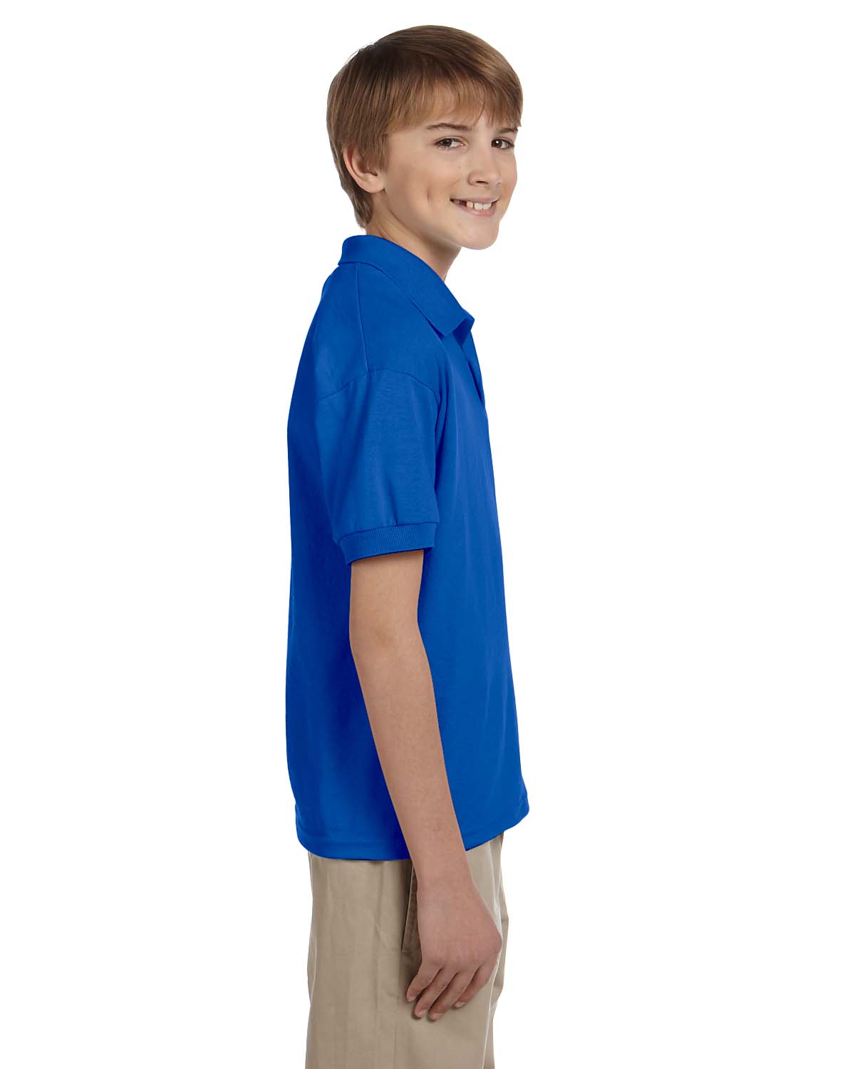 Gildan Youth Polo Shirt Short Sleeve DryBlend 50/50 Sport G880B - Picture 43 of 49