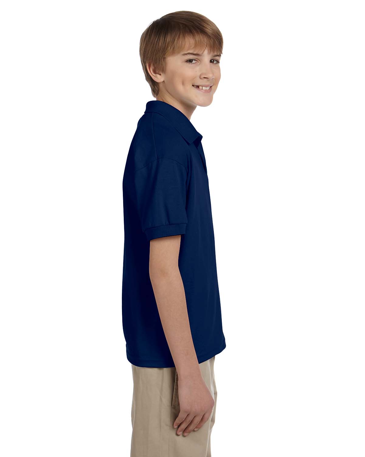 Gildan Youth Polo Shirt Short Sleeve DryBlend 50/50 Sport G880B - Picture 34 of 49