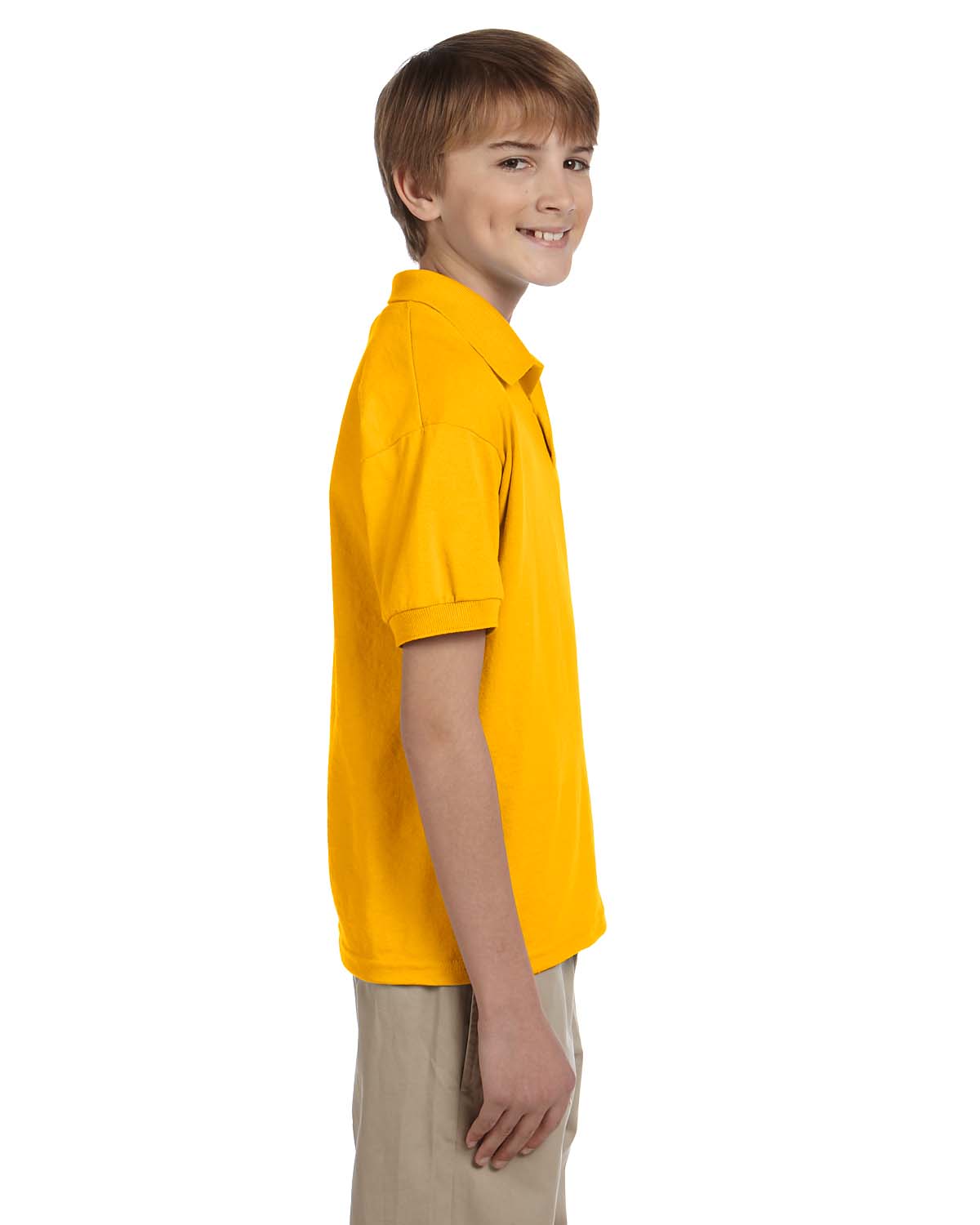 Gildan Youth Polo Shirt Short Sleeve DryBlend 50/50 Sport G880B - Picture 19 of 49