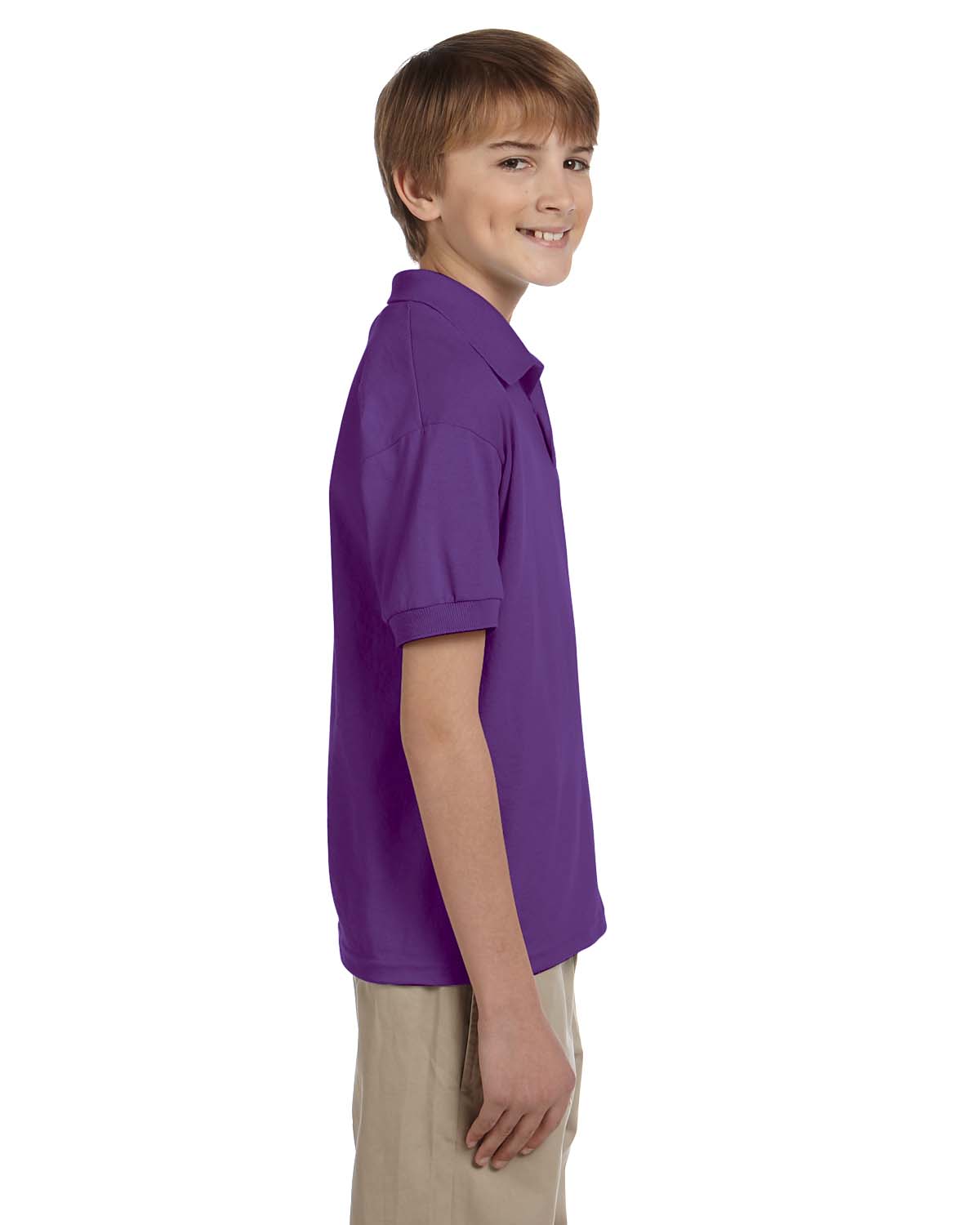Gildan Youth Polo Shirt Short Sleeve DryBlend 50/50 Sport G880B - Picture 37 of 49