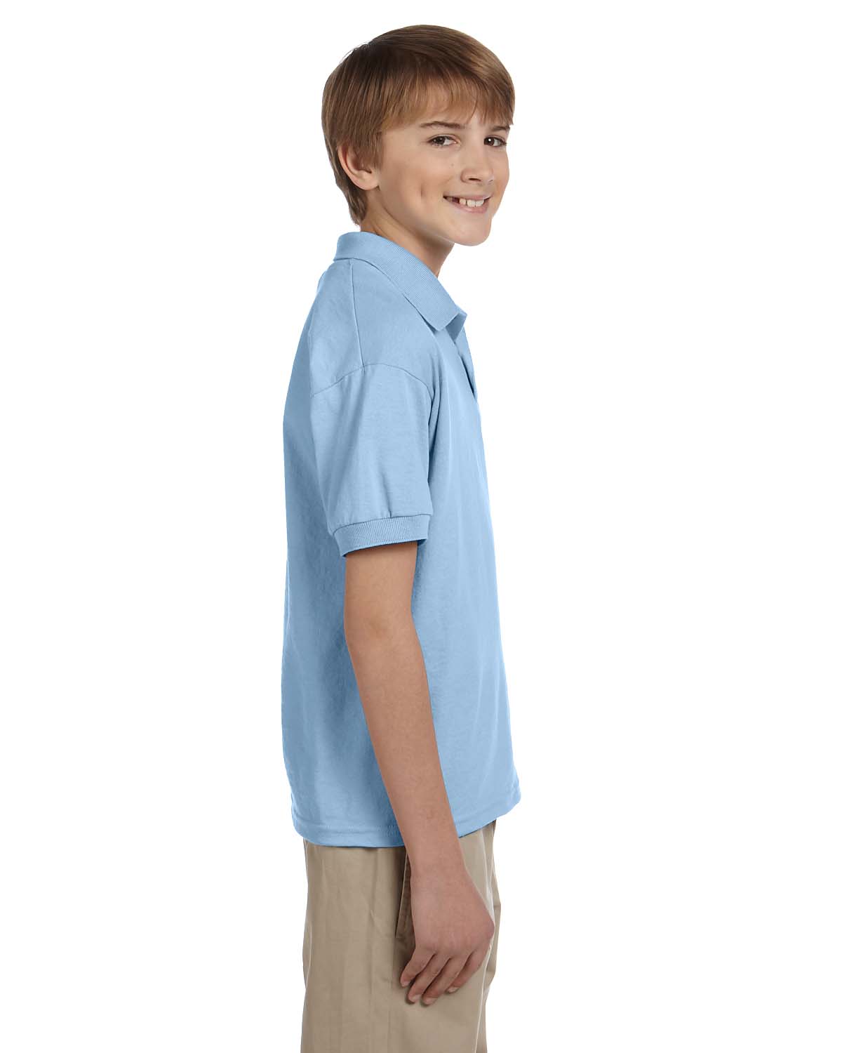 Gildan Youth Polo Shirt Short Sleeve DryBlend 50/50 Sport G880B - Picture 25 of 49