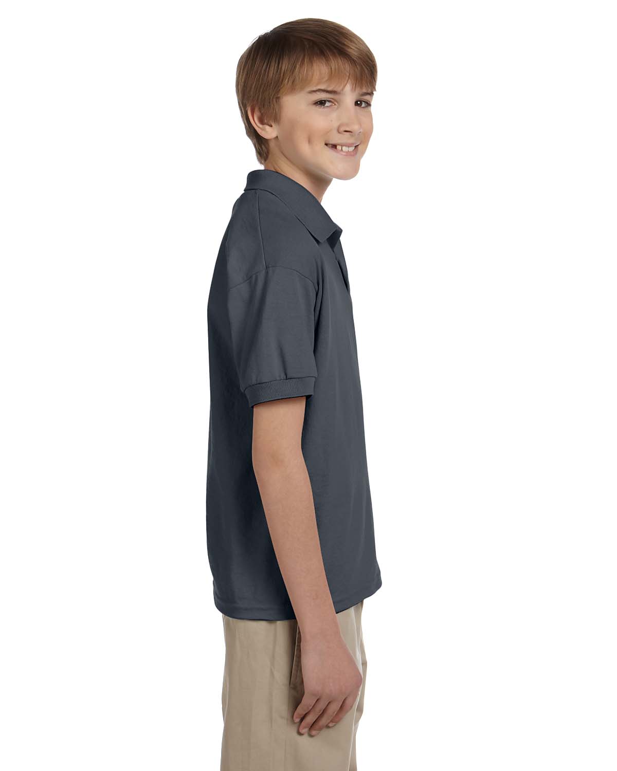 Gildan Youth Polo Shirt Short Sleeve DryBlend 50/50 Sport G880B - Picture 13 of 49
