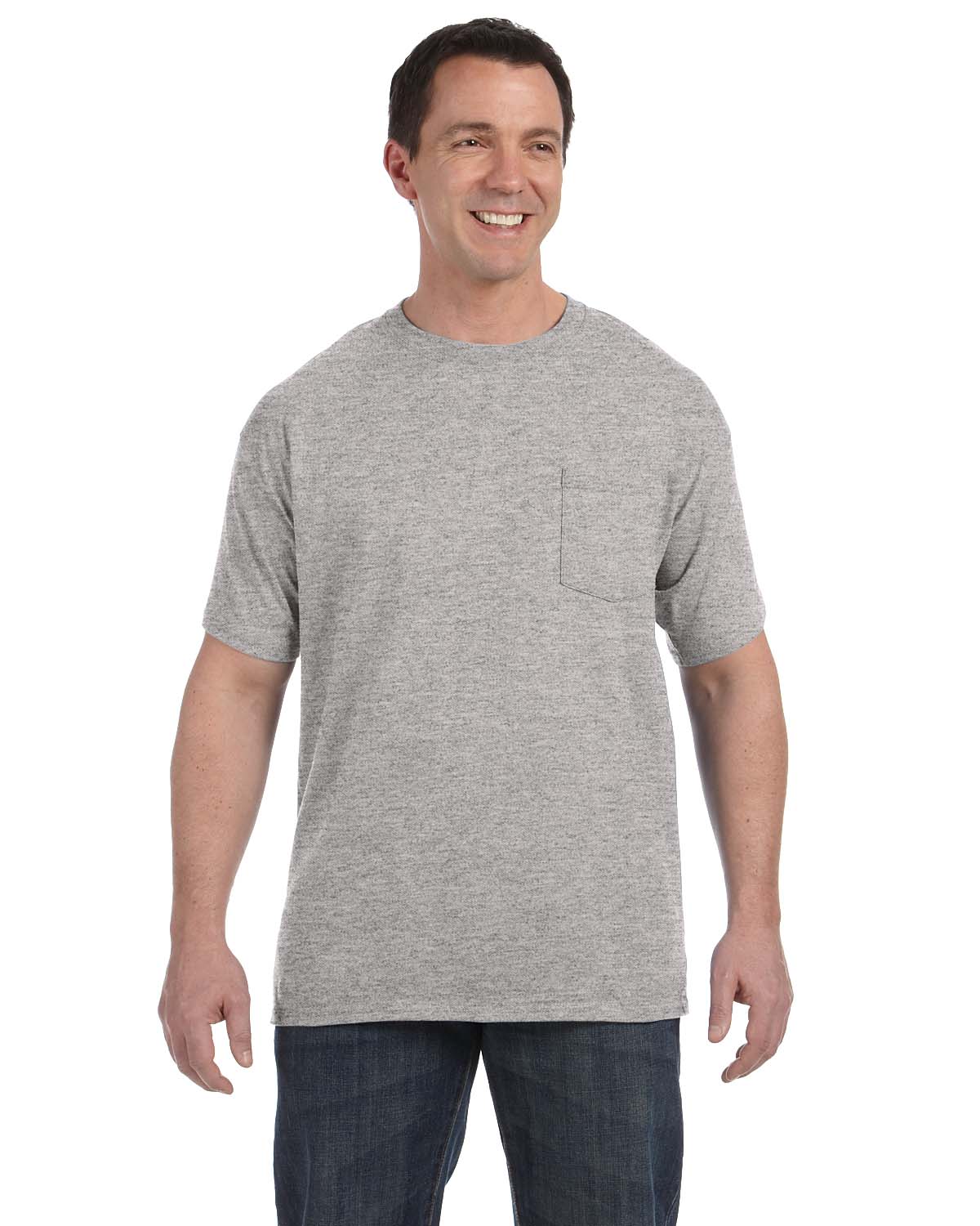 Hanes Men´s Comfortsoft T-Shirt (Pack Of 4)，charcoal heather，3XL