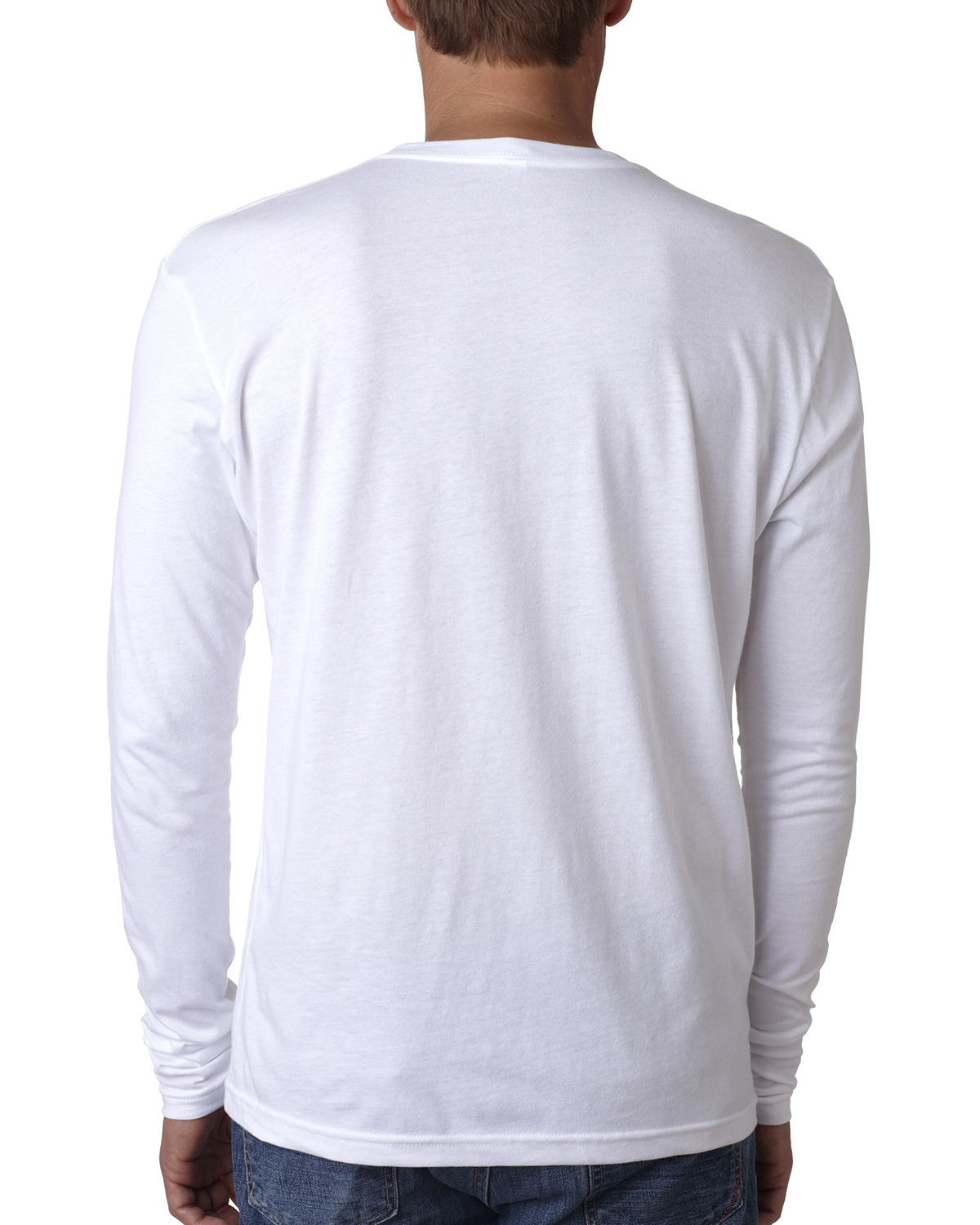 mens fitted long sleeve t shirt