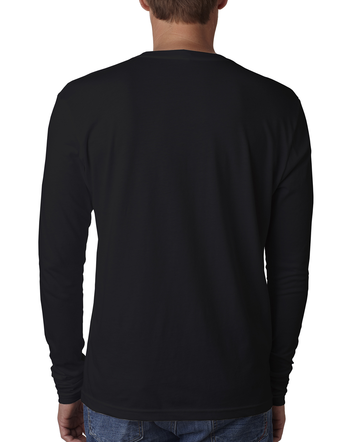 mens fitted long sleeve t shirt