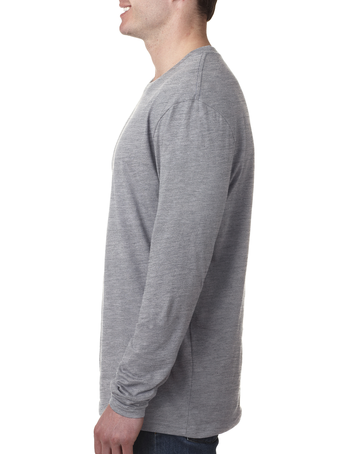 mens fitted long sleeve t shirt