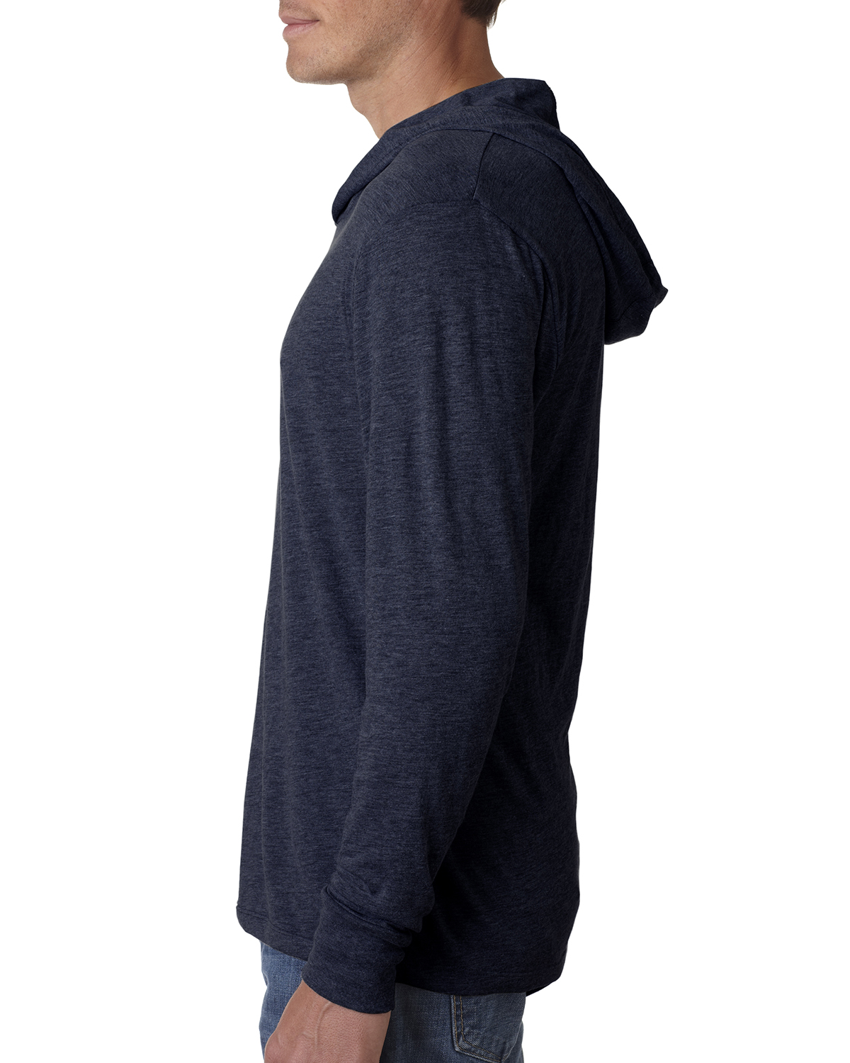NEW Next Level Premiun Men's Triblend Long Sleeve T-Shirt Hoodie M ...
