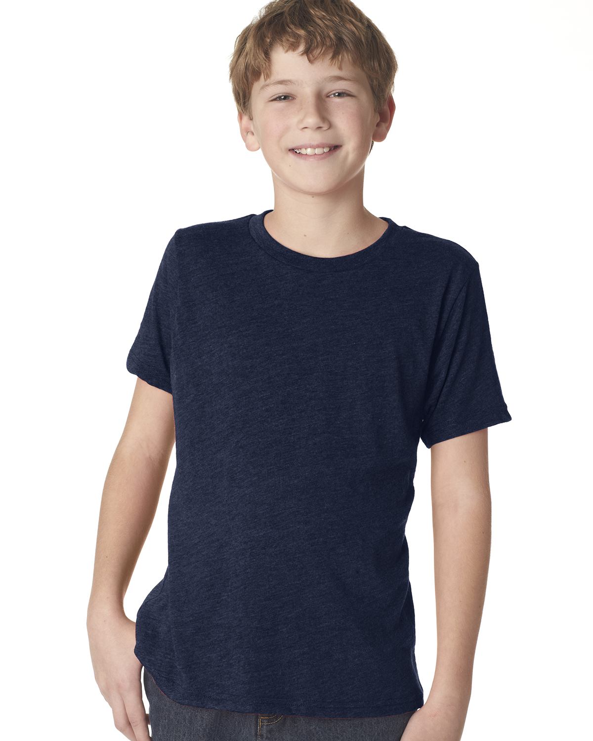 NEW Next Level Youth Boy's Triblend Crew Neck T-Shirt M-N6310 - Picture 8 of 15