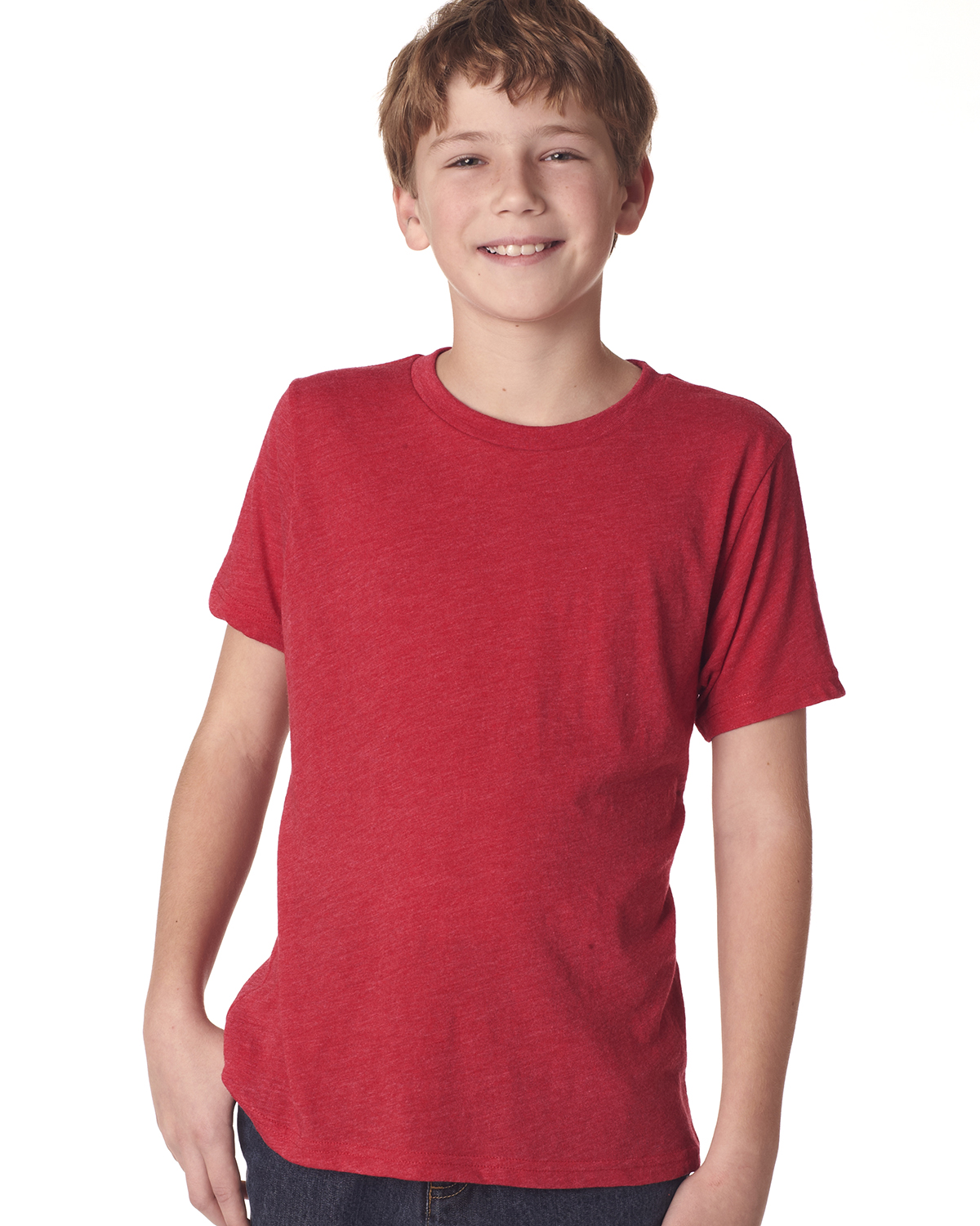NEW Next Level Youth Boy's Triblend Crew Neck T-Shirt M-N6310 - Picture 10 of 15