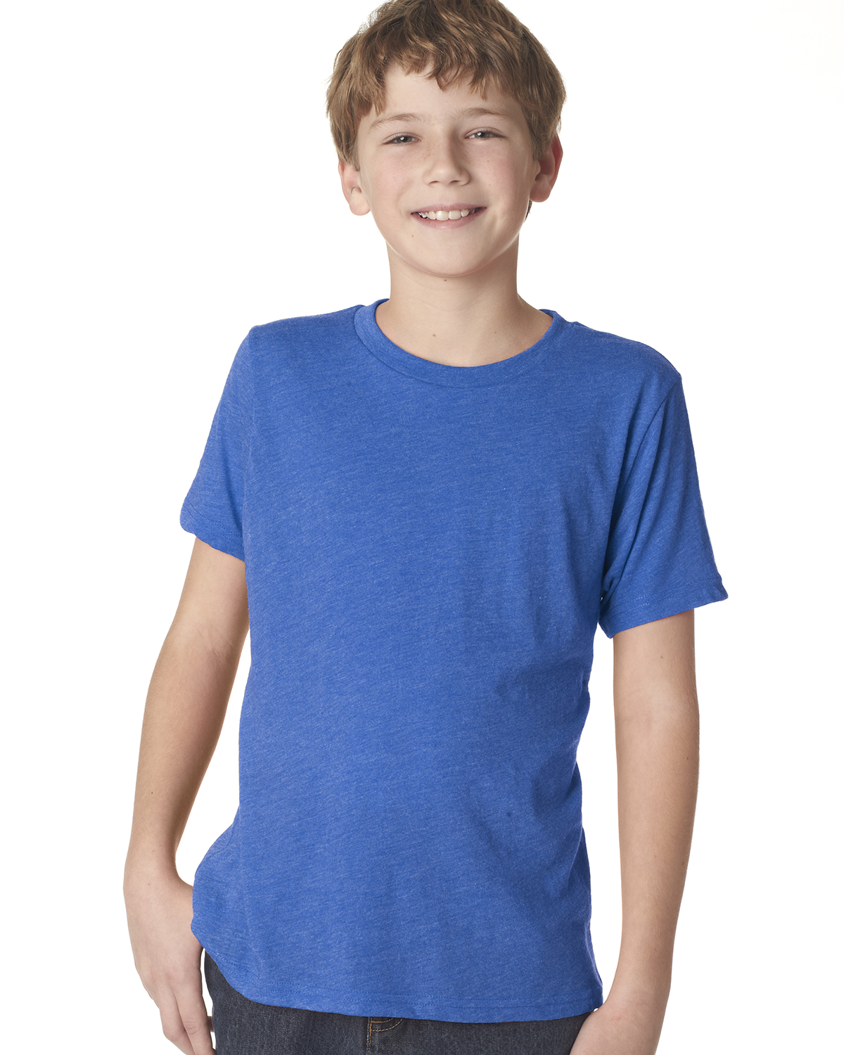 NEW Next Level Youth Boy's Triblend Crew Neck T-Shirt M-N6310 - Picture 12 of 15